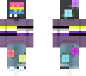 tv head ( non-binary, pan***ual and a***ual flags)