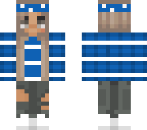 blue skin