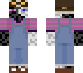 enderman in overalls