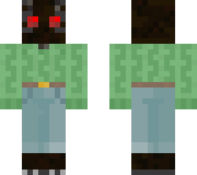 mothman green sweater