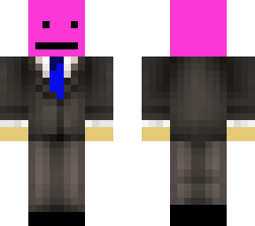 pink guy in a suit