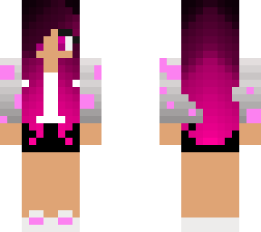 pink haired girl