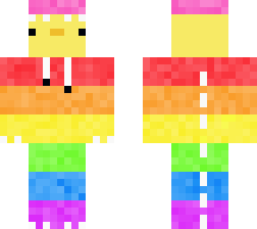 rainbow duck dino <3