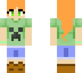 {\creeper t-shirt |  female ver /}