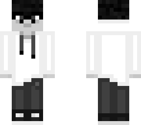 black and white