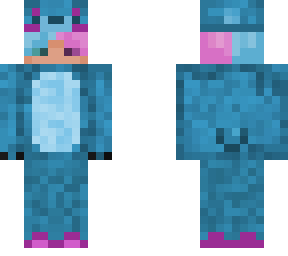 blue and pink haired bear.