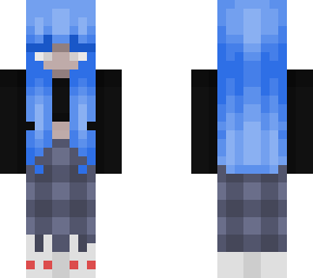 blue hair