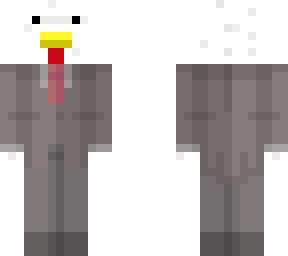 chicken man in a suit