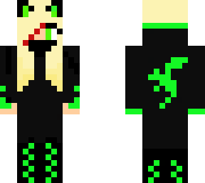 emerald dragon hoodie girl gamer
