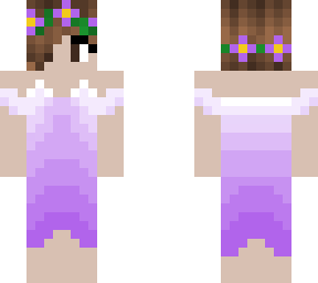 girl in a lavender dress