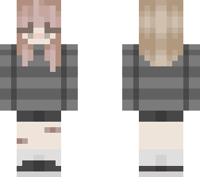grunge red bangs