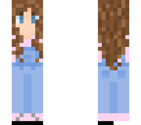 hair and face done, clothing unfinished