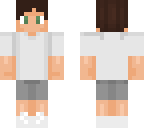 just a boy with a white shirt