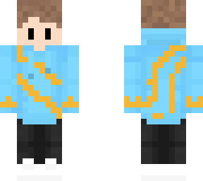 light blue hoodie boy