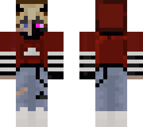 non binary named ray (half enderman)