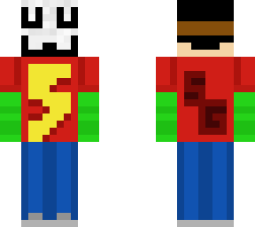 official skydude gaming skin (uwu mask)
