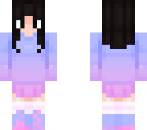 pink and blue hoodie