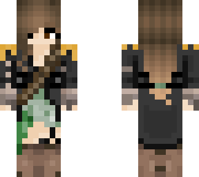 pirate girl mashup (green)
