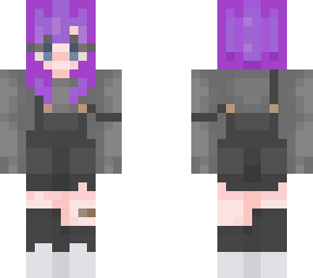 purple hair edit