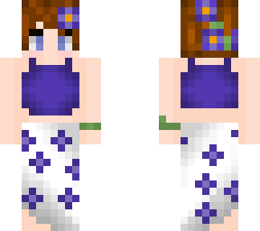 blue dress