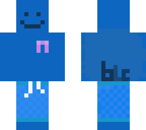 bluelikzcola skin with cancer ribbon (rip techno)