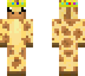 giraffe with technoblade crown