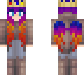 phoenix girl with crown