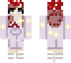 purple outfit /w mushroom hat
