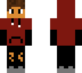 red hoodie