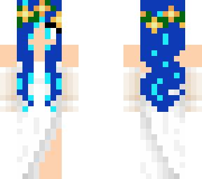 wedding girl blue hair