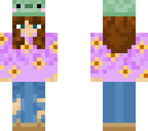 yellow flower girl