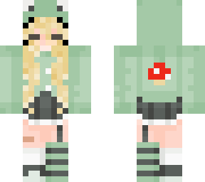 blonde frog girl