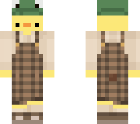 duck in frog hat