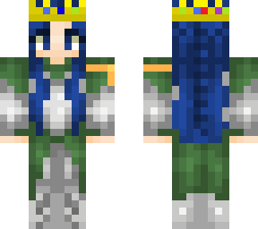 elven girl in memory of technoblade