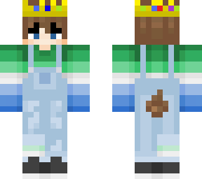 mlm deer boi with technoblade crown