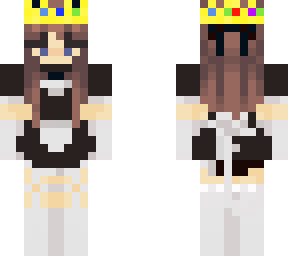my skin with technoblade crown
