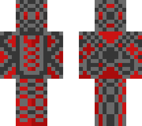 red and grey person