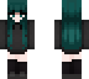 teal hair