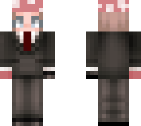 women in suit and tie