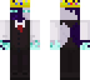 an enderman/ranboo inspired skin