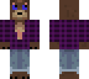 bear in a flannel