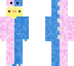 dino and duck skin for beans