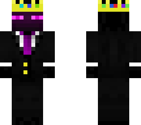 enderman with suit&crown