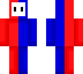 fall guys skin red and blue