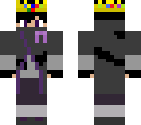 i made my skin have tecnhoblade's crown so i can remember  him