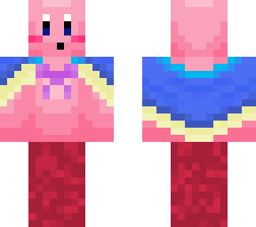 kirby with techno cape