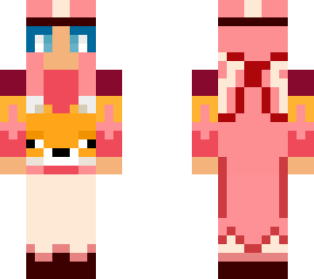 marshmallow cookie and orange fox