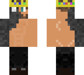my oc with technoblade crown