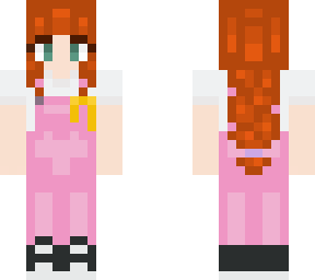 pink overalls