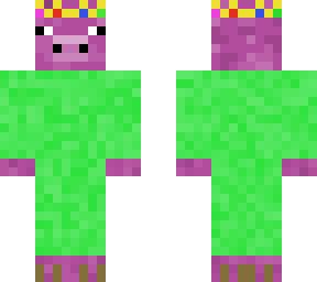 purple porkchop green pajamas